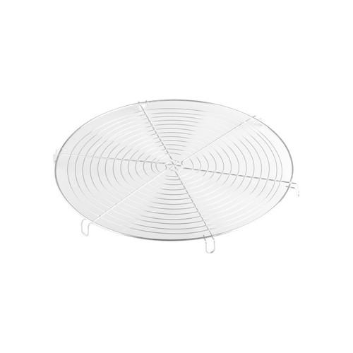 CAKE COOLING RACK CHROME ROUND 350MM W/LEGS QCC Hospitality Supplies