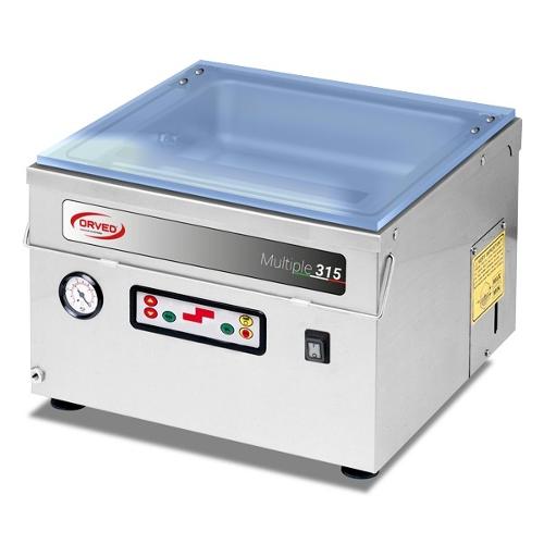 VACUUM SEALER CHAMBER COMMERCIAL 8m3 PUMP FLAT LID VM315M ORVED QCC Hospitality Supplies