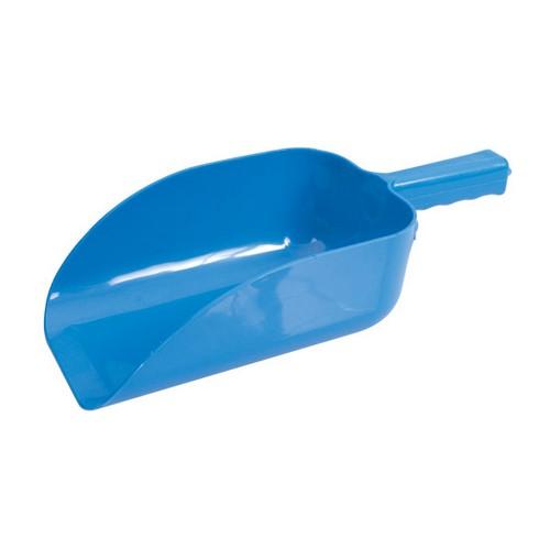 ICE SCOOP PLASTIC BLUE 1.9L 350MM FLAT BOTTOM QCC Hospitality Supplies